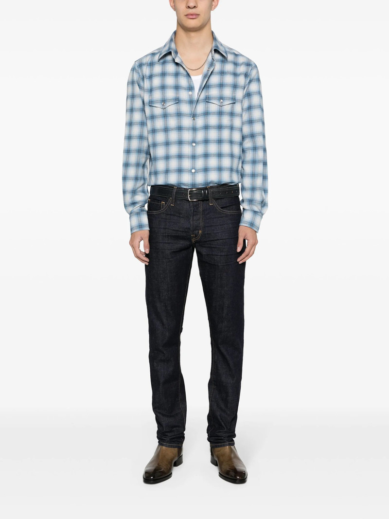 TOM FORD Tom Ford Logo-patch Slim-fit Jeans outlook