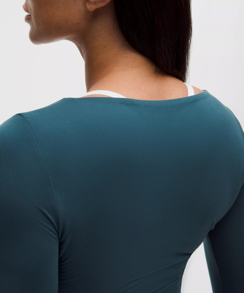 Wundermost Ultra-Soft Nulu Square-Neck Long-Sleeve Shirt 5
