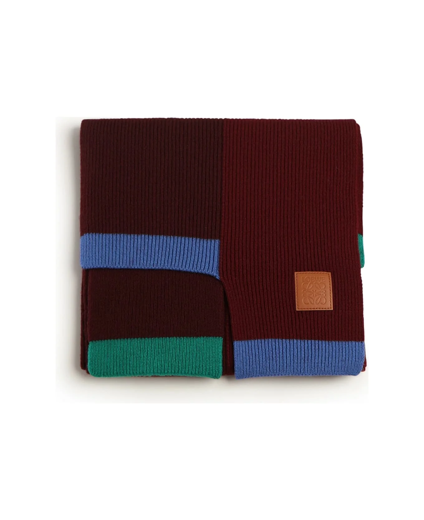 Asymmetrical Wool Scarf - 1