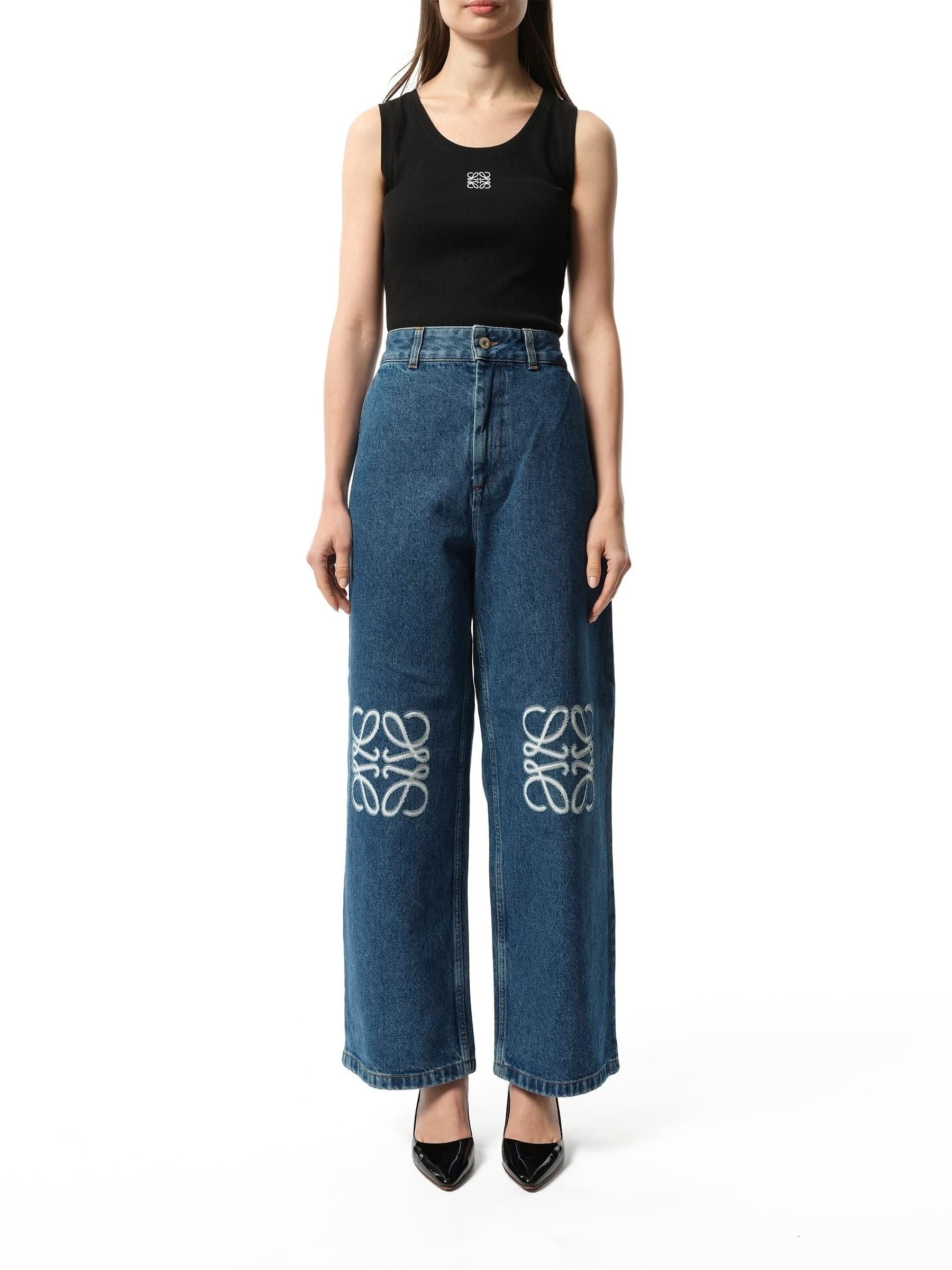 Anagram Baggy Jeans AF in Jeans Blue - 4