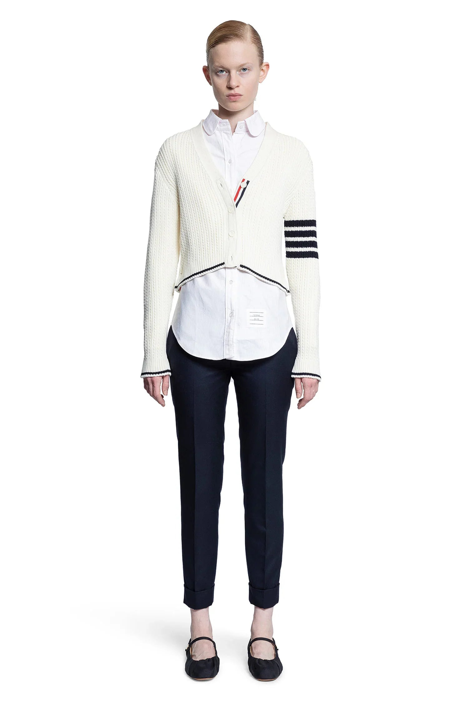 Oxford-Armband-Round-Collar-Shirt - 4
