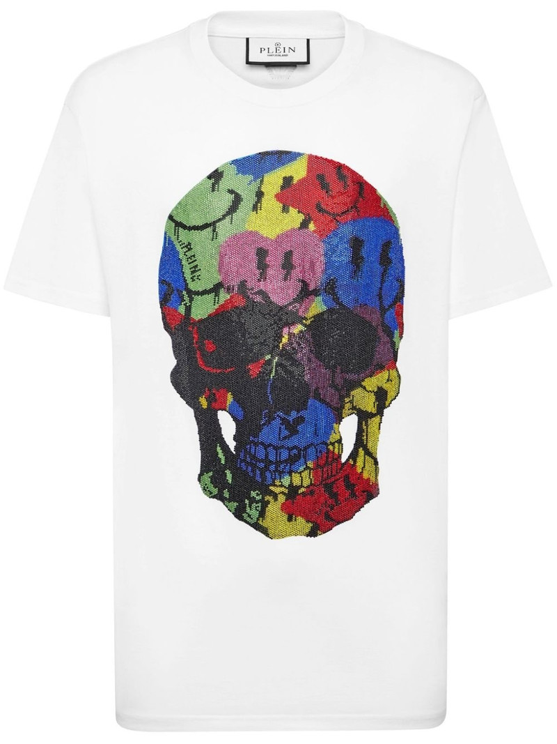 Smile-print cotton T-shirt 1