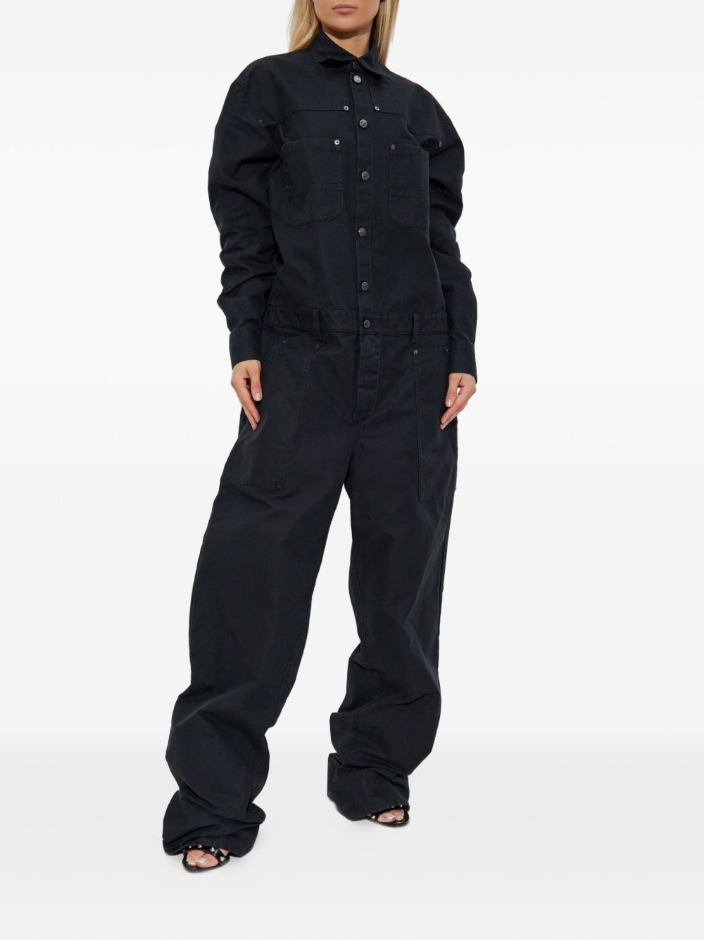 utility-style jumpsuit - 3