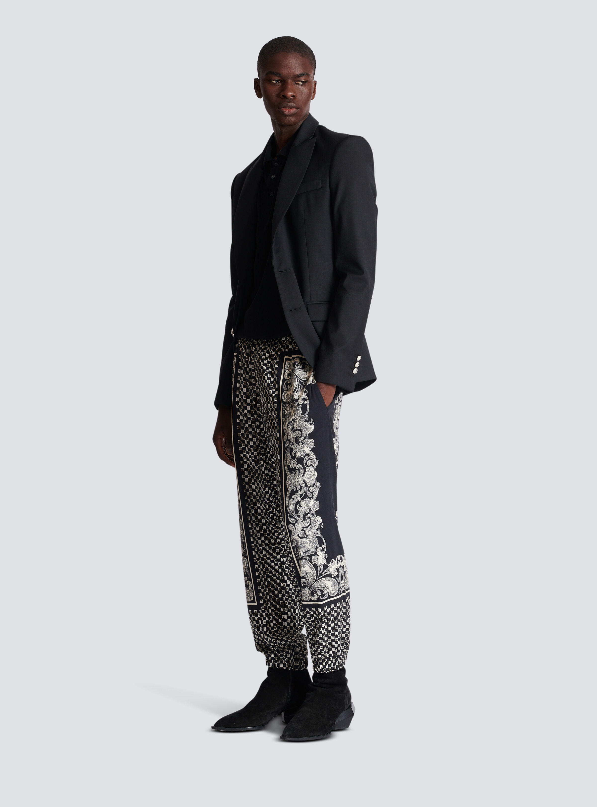 Mini monogram paisley print trousers - 2