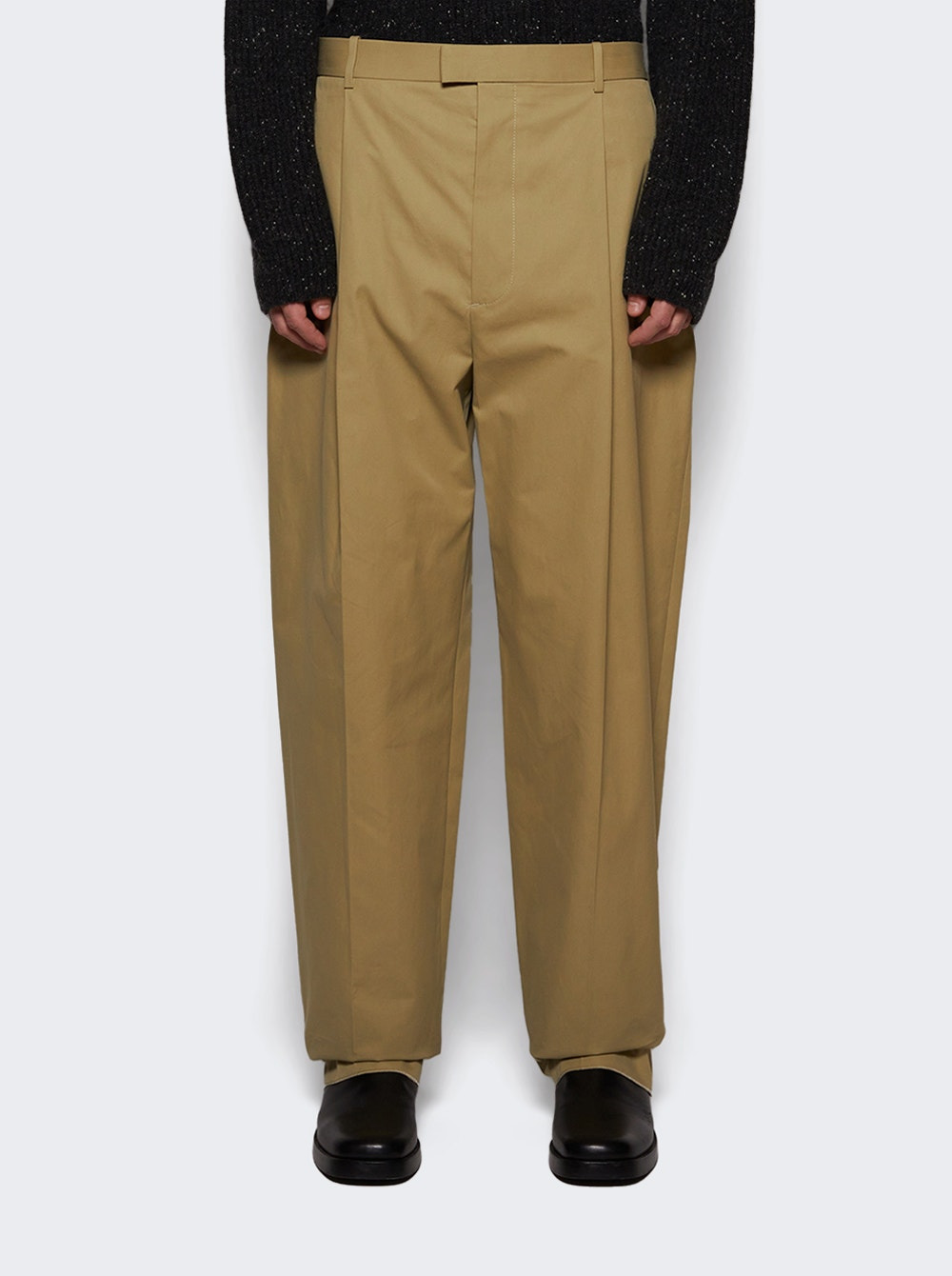 Light Cotton Twill Trousers Flint - 2