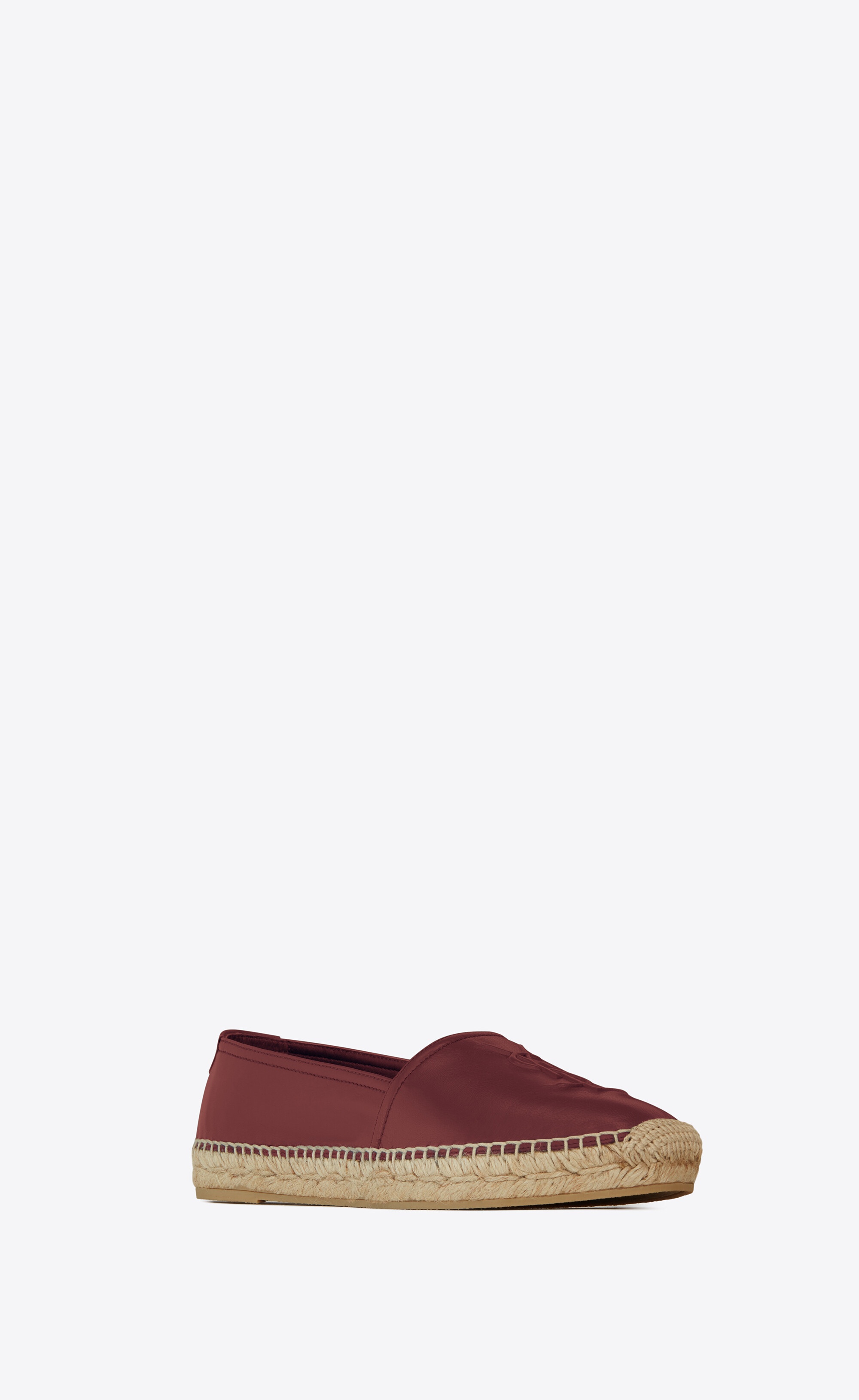 monogram espadrilles in leather - 4