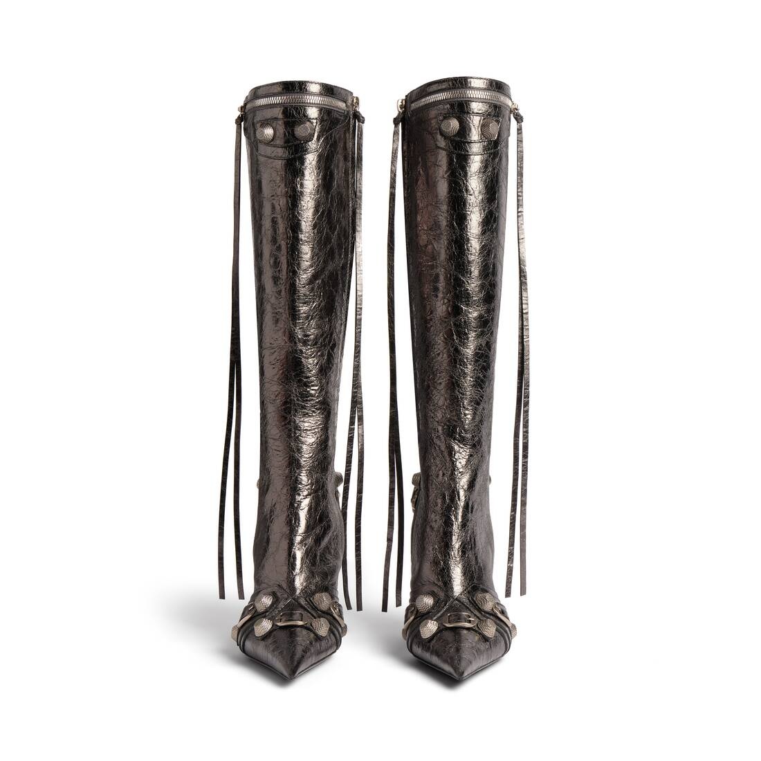 Women's Cagole 90mm Boot Metallized  in Grey - 3