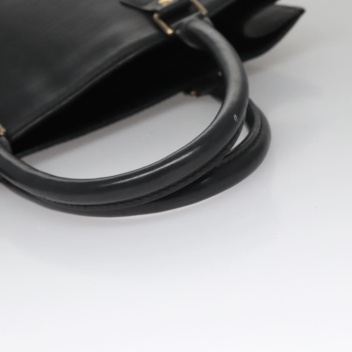 LOUIS VUITTON Epi Sac Plat PM Hand Bag Black M58658 - 7