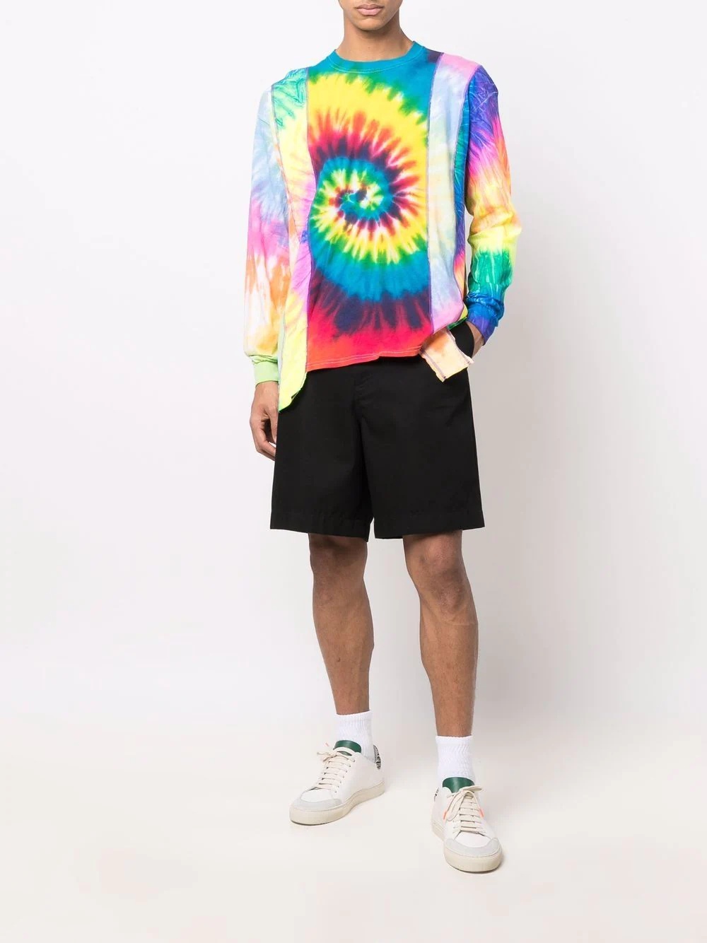 tie-dye print sweatshirt - 2