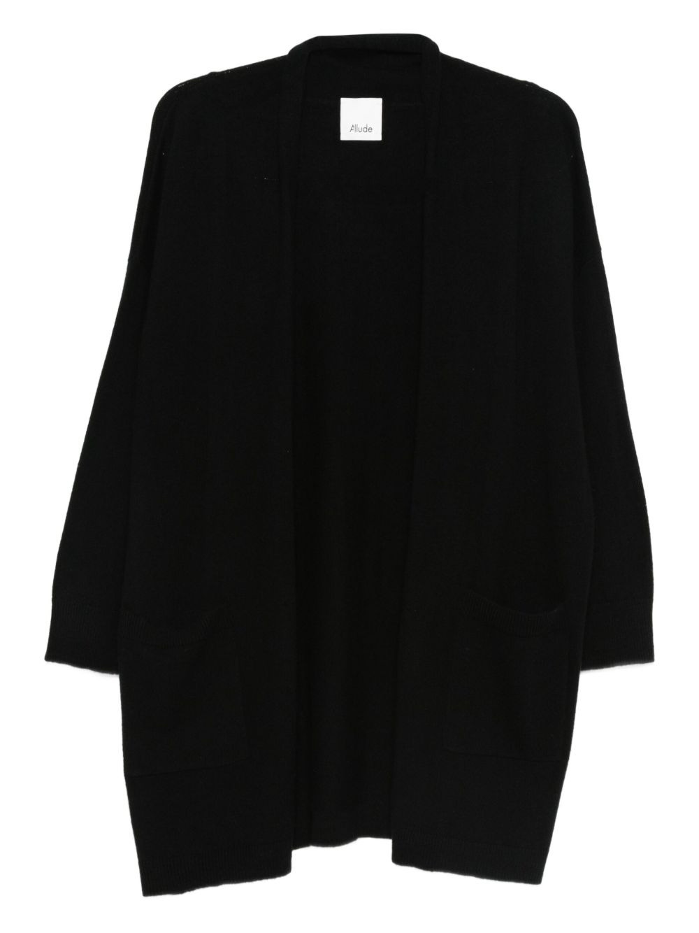 open-front cardigan - 1