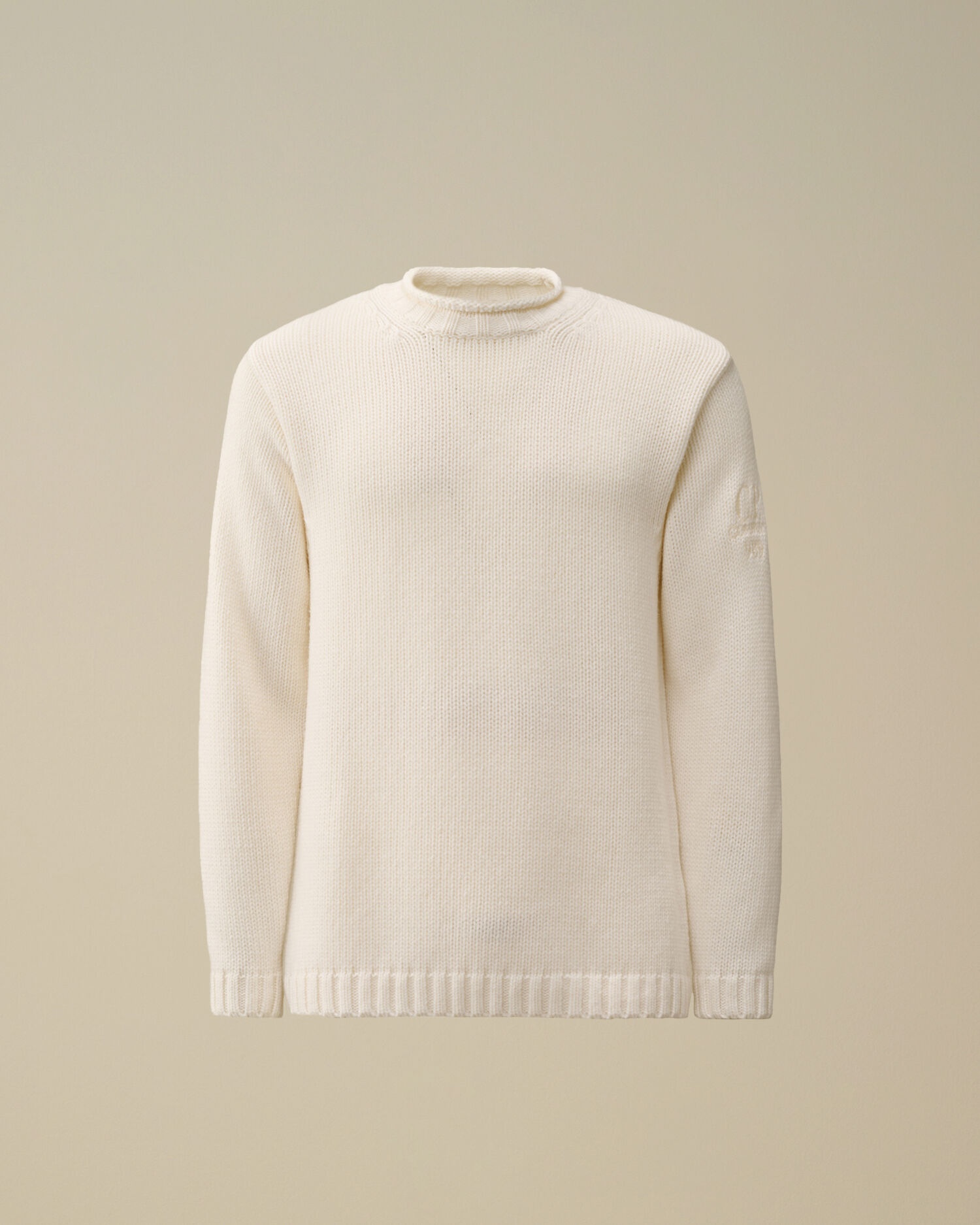 Lambswool GRS Boxy Crew Neck Knit - 1