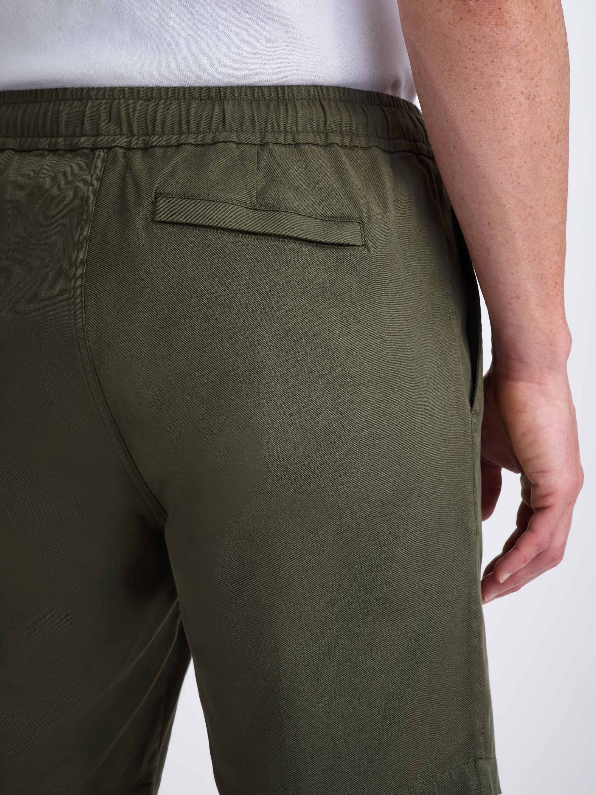 Men's Shorts Harris Lyocell Cotton Khaki - 7