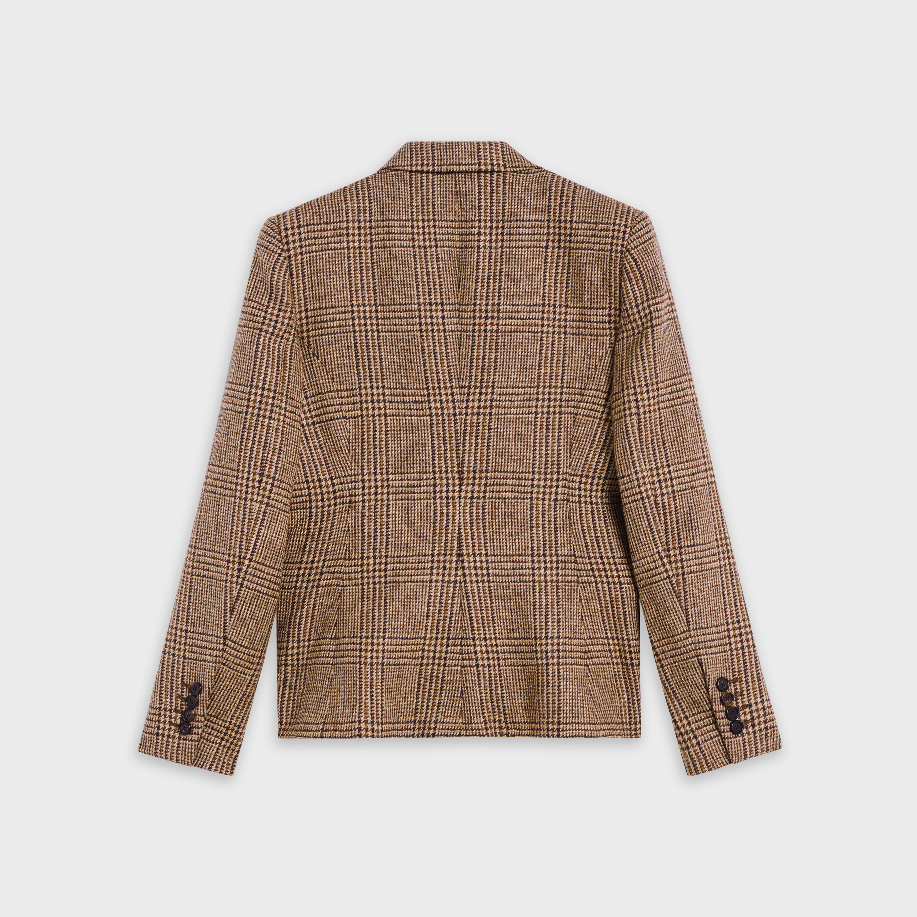 SHORT ALLURÉ JACKET IN PRINCE OF WALES CHECK - 2