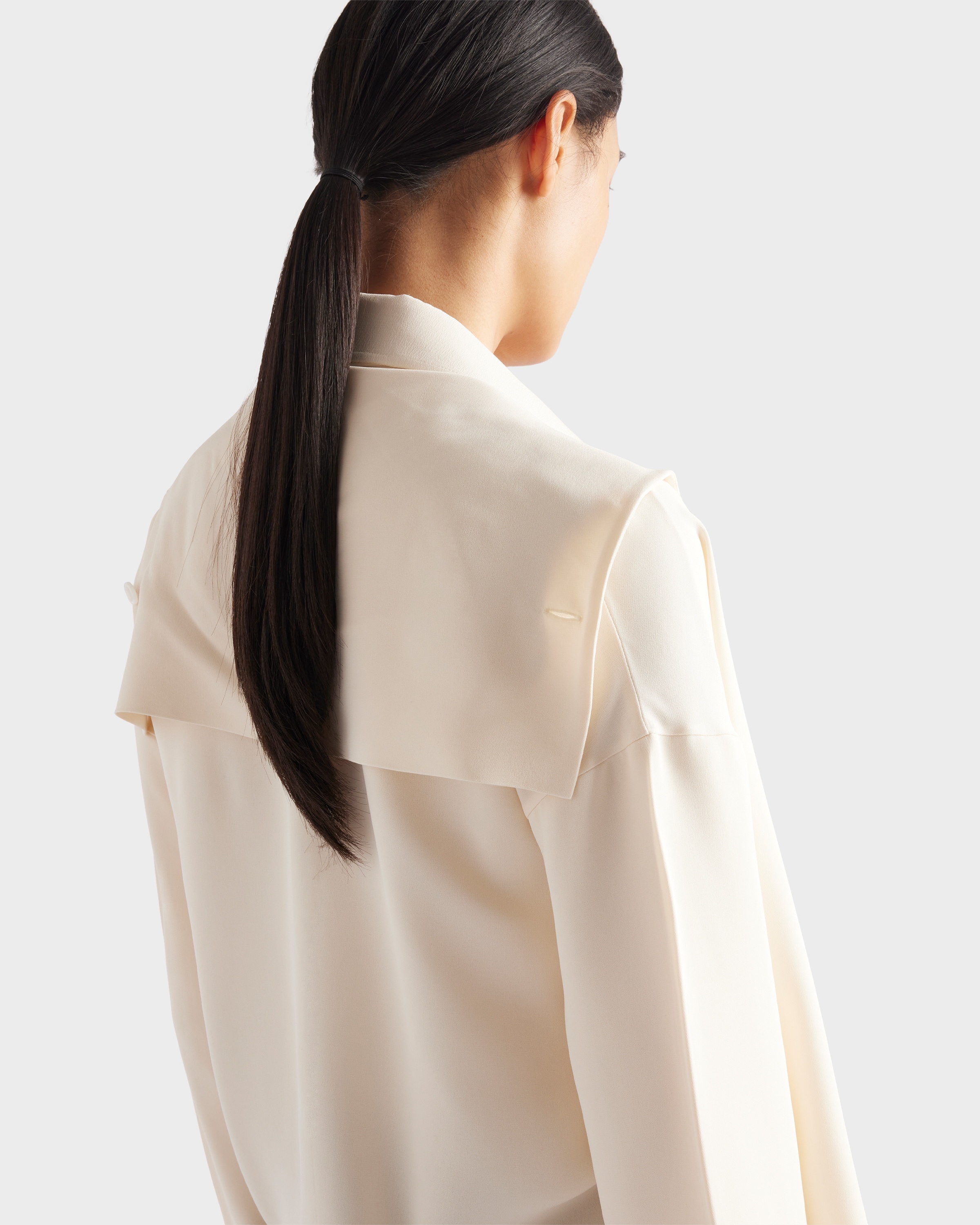 Silk broadcloth shirt - 4