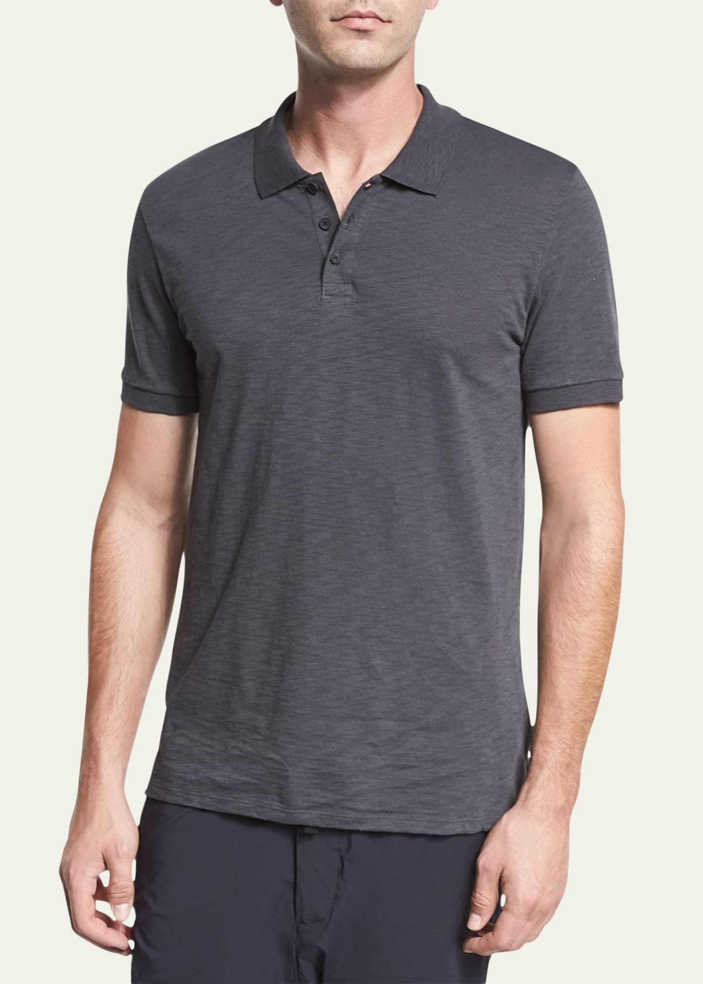 Classic Slub Cotton Polo Shirt - 2