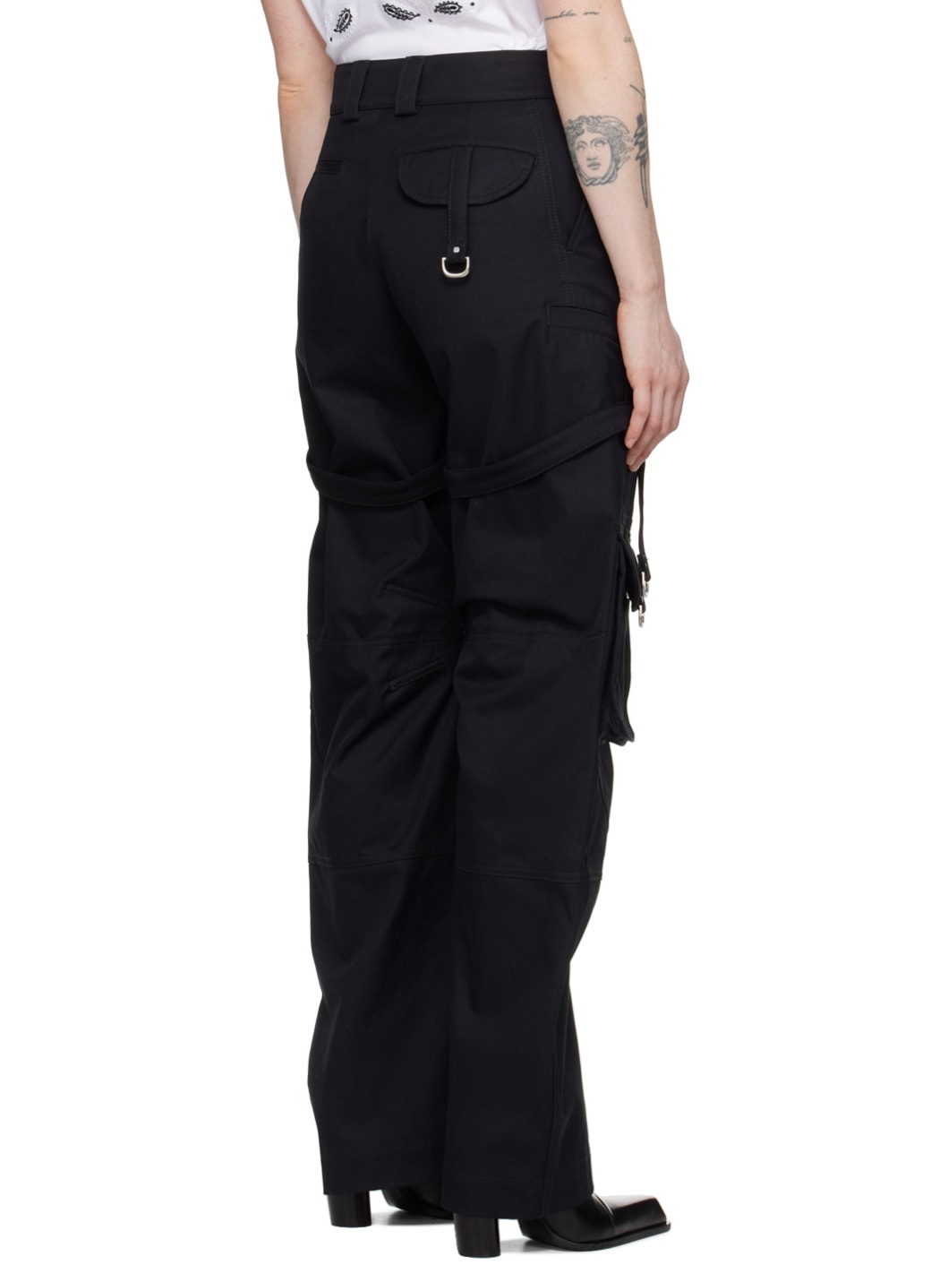 Black Harness Trousers - 3