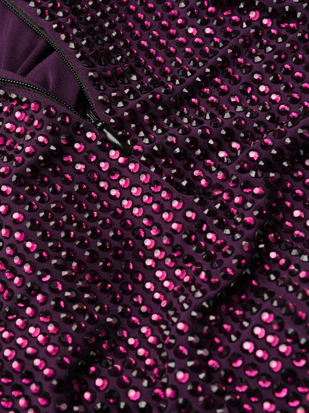 crystal-embellished minidress - 6