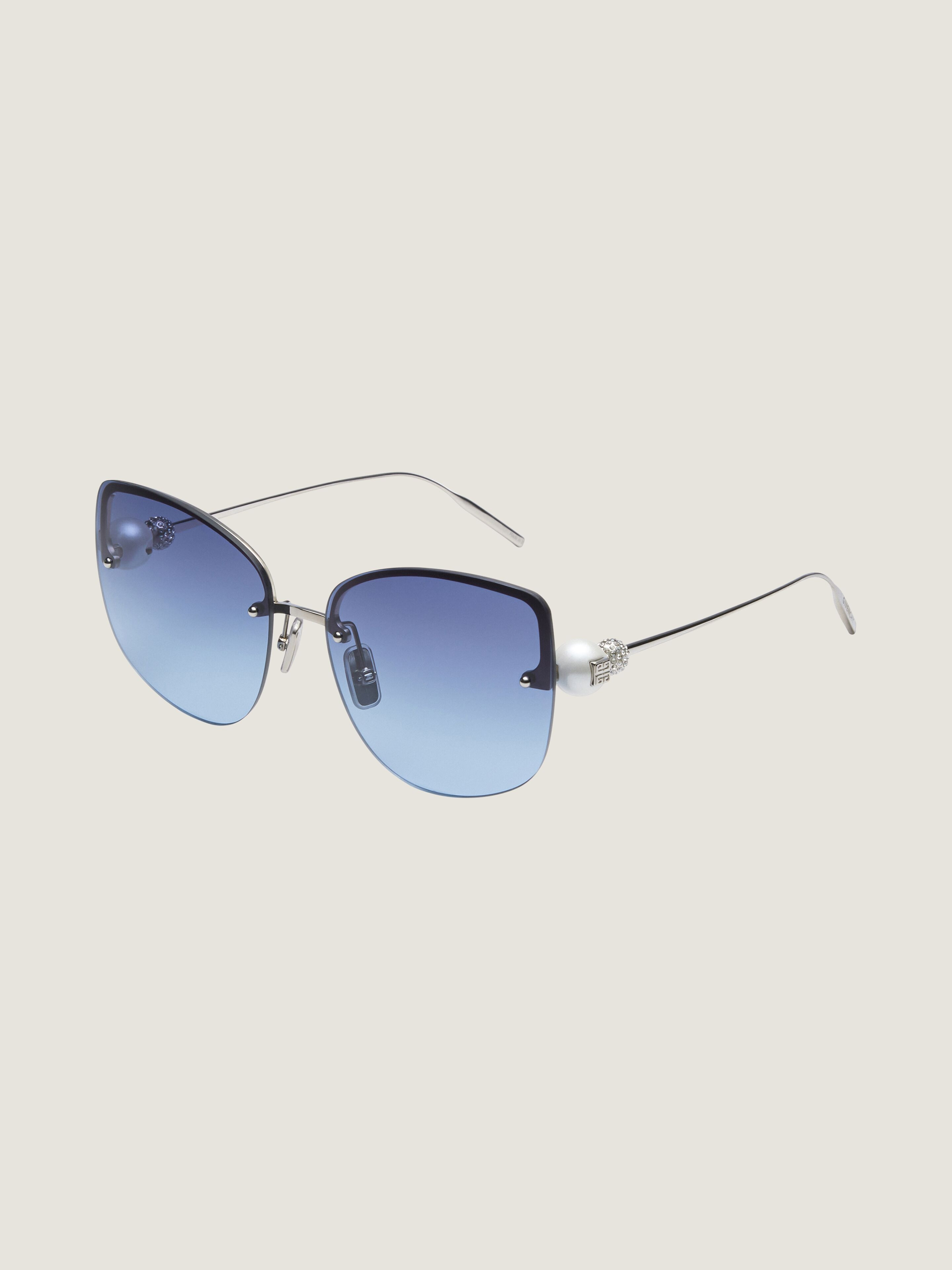 4G PEARL SUNGLASSES IN METAL WITH CRYSTALS - 2
