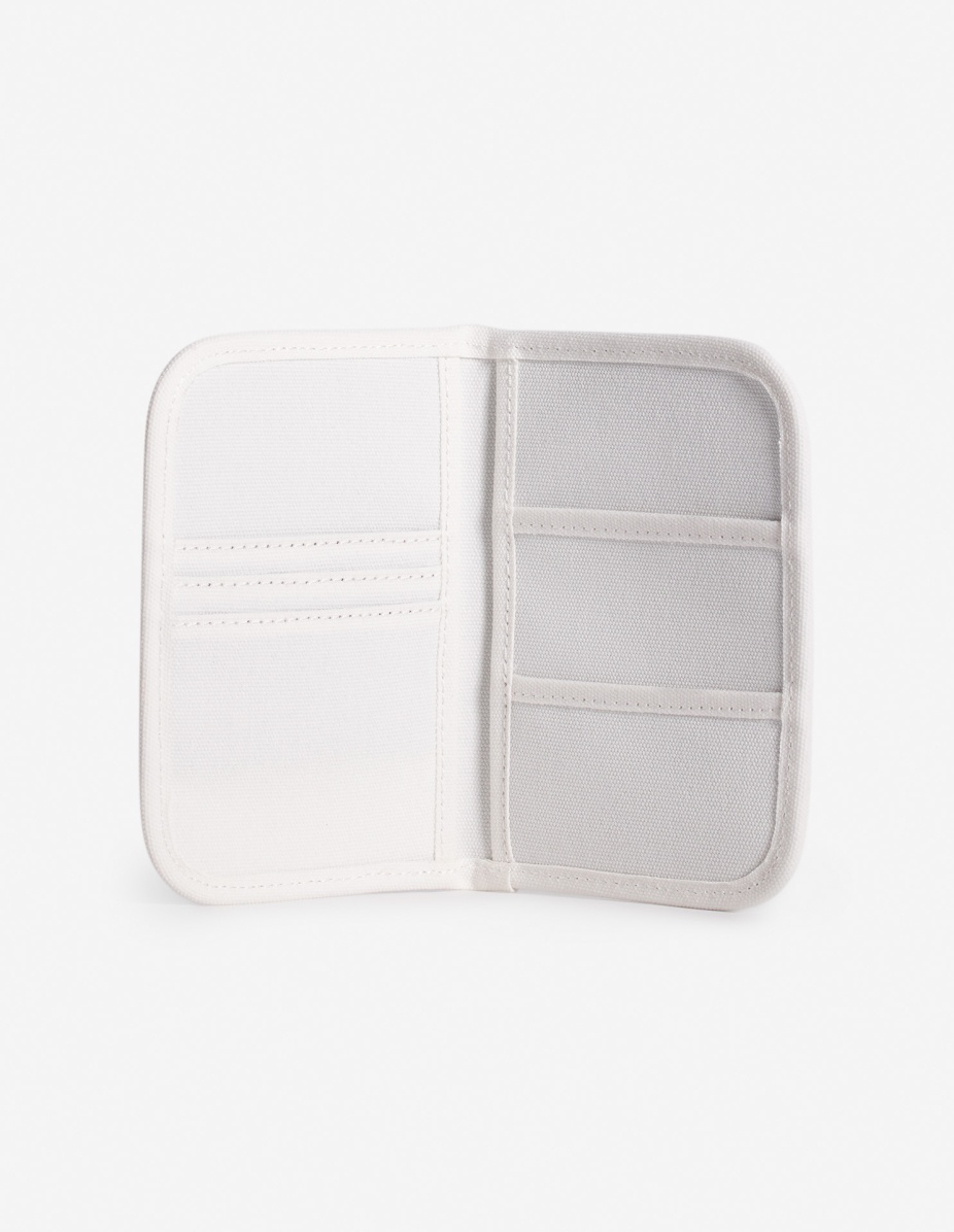 CAFE KITSUNE CHECKERBOARD PASSEPORT HOLDER - 3