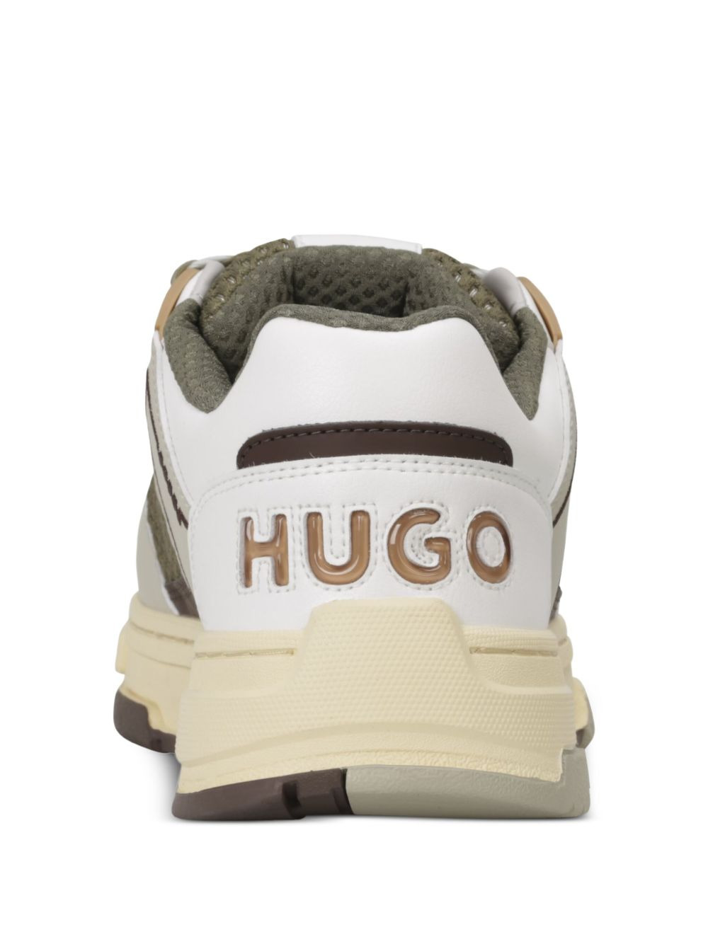 lace-up panelled sneakers - 2