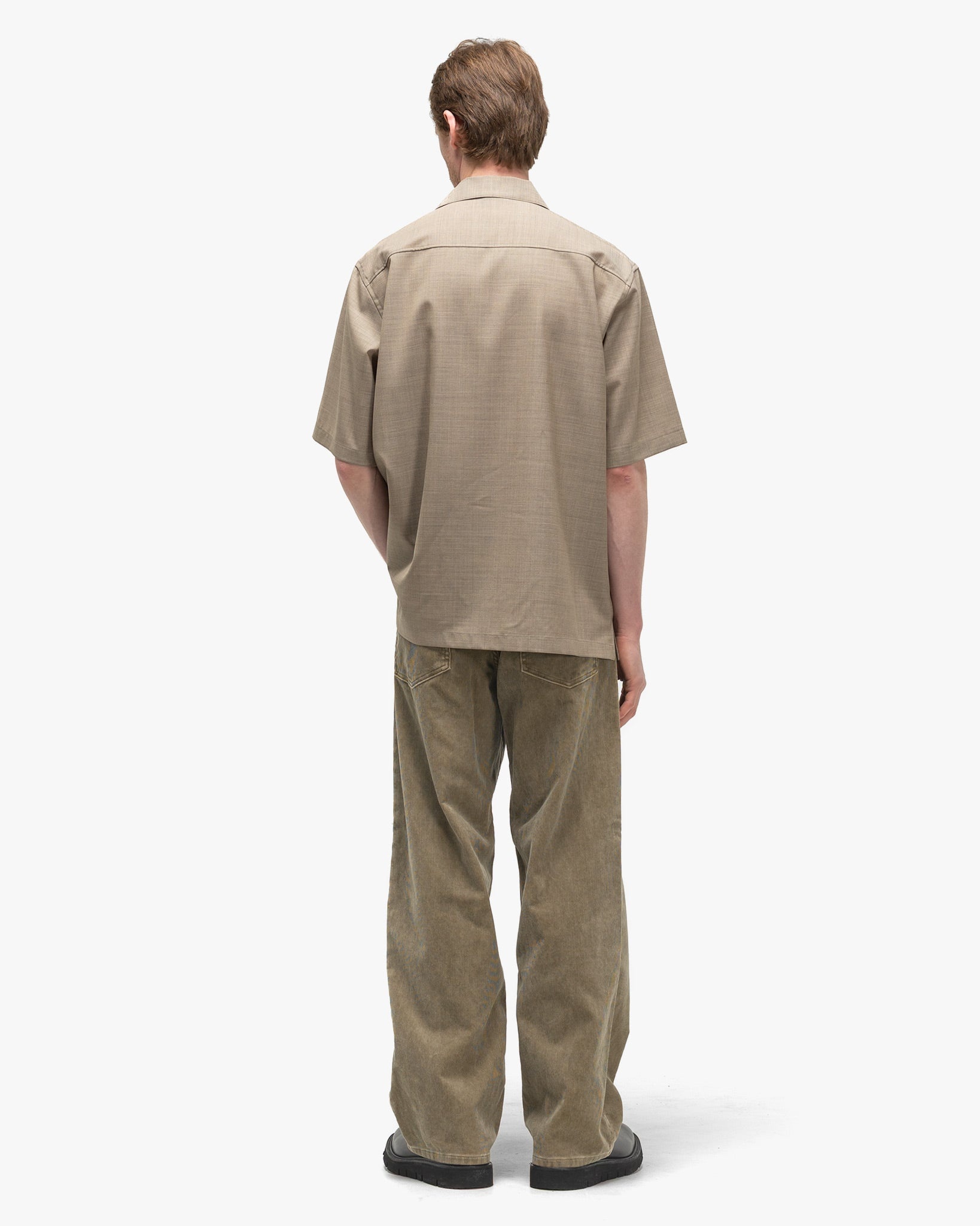 AURALEE open collar half sleeved shirt 3