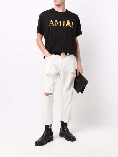 AMIRI logo-print short-sleeved T-shirt outlook