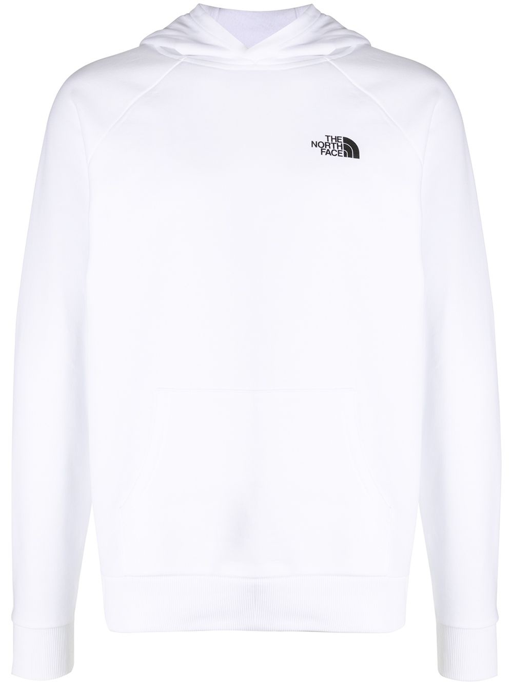 logo-print long-sleeved hoodie - 1