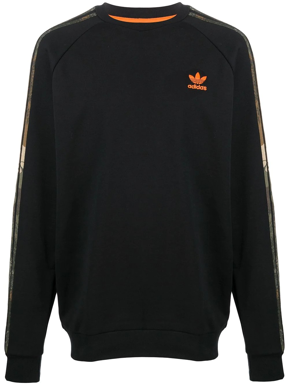 logo print cotton sweatshirt - 1