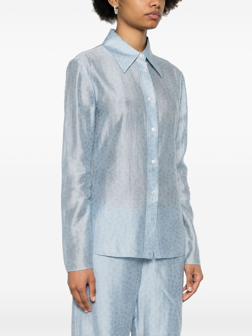 Carmen floral-embroidered shirt - 3