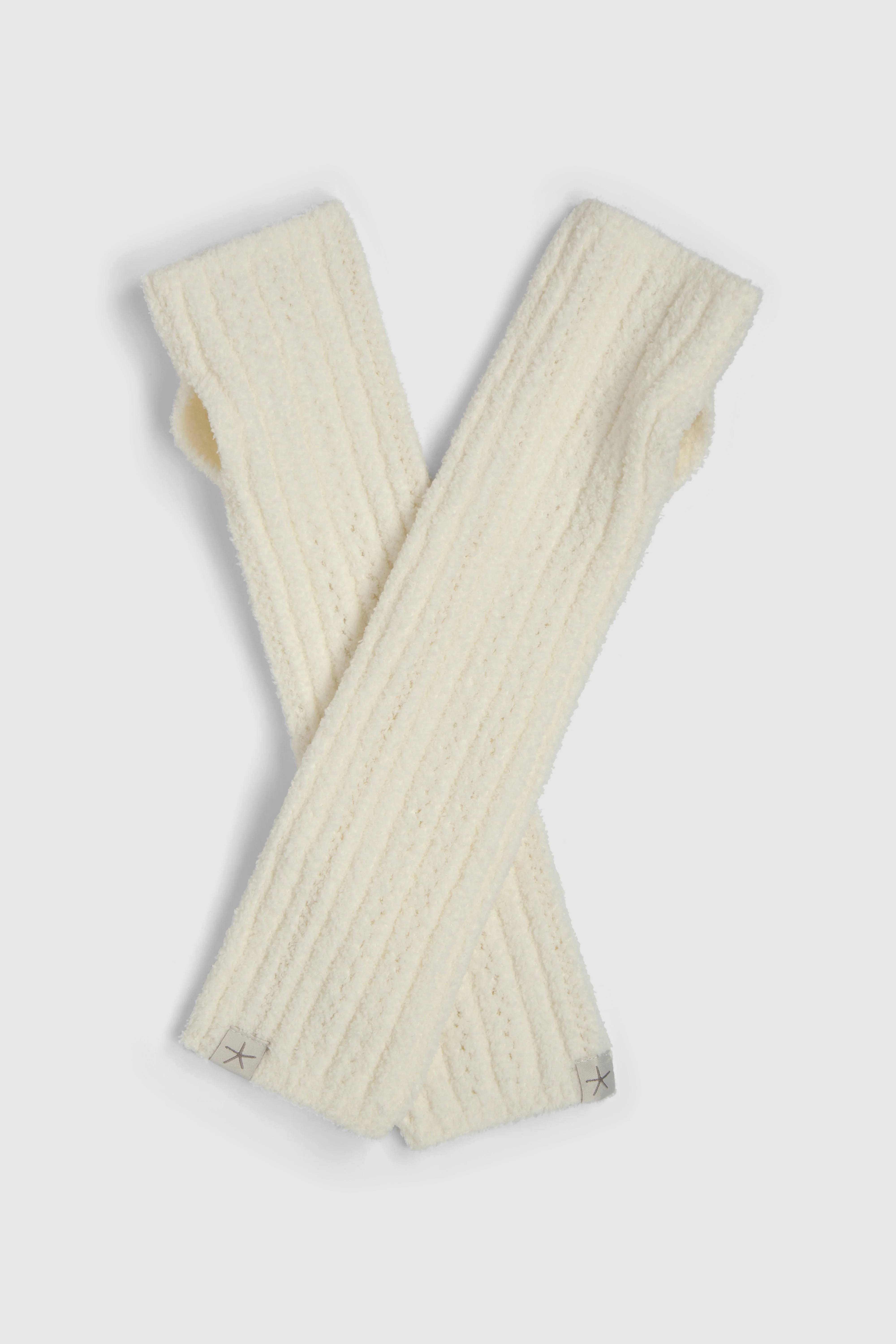 CozyChic® Pointelle Fingerless Gloves - 1
