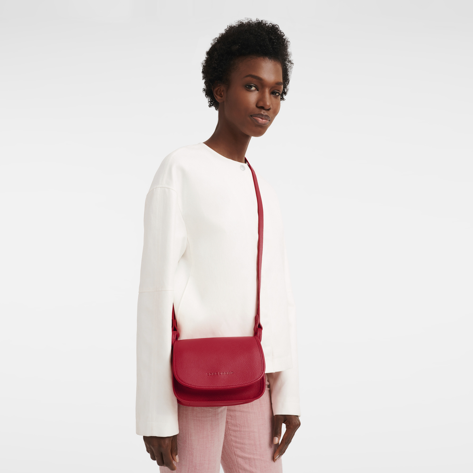 Le Foulonné XS Crossbody bag Love - Leather - 2