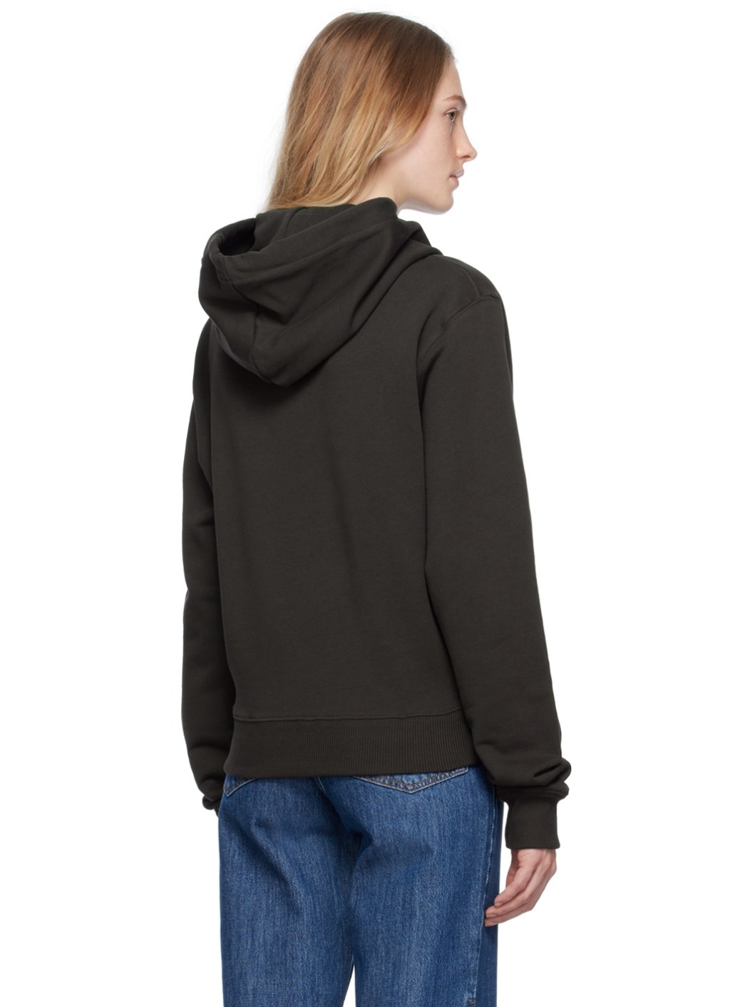Brown Limit Small Graffiti Hoodie - 3