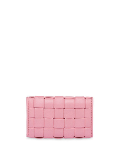 Miu Miu printed logo woven key holder outlook