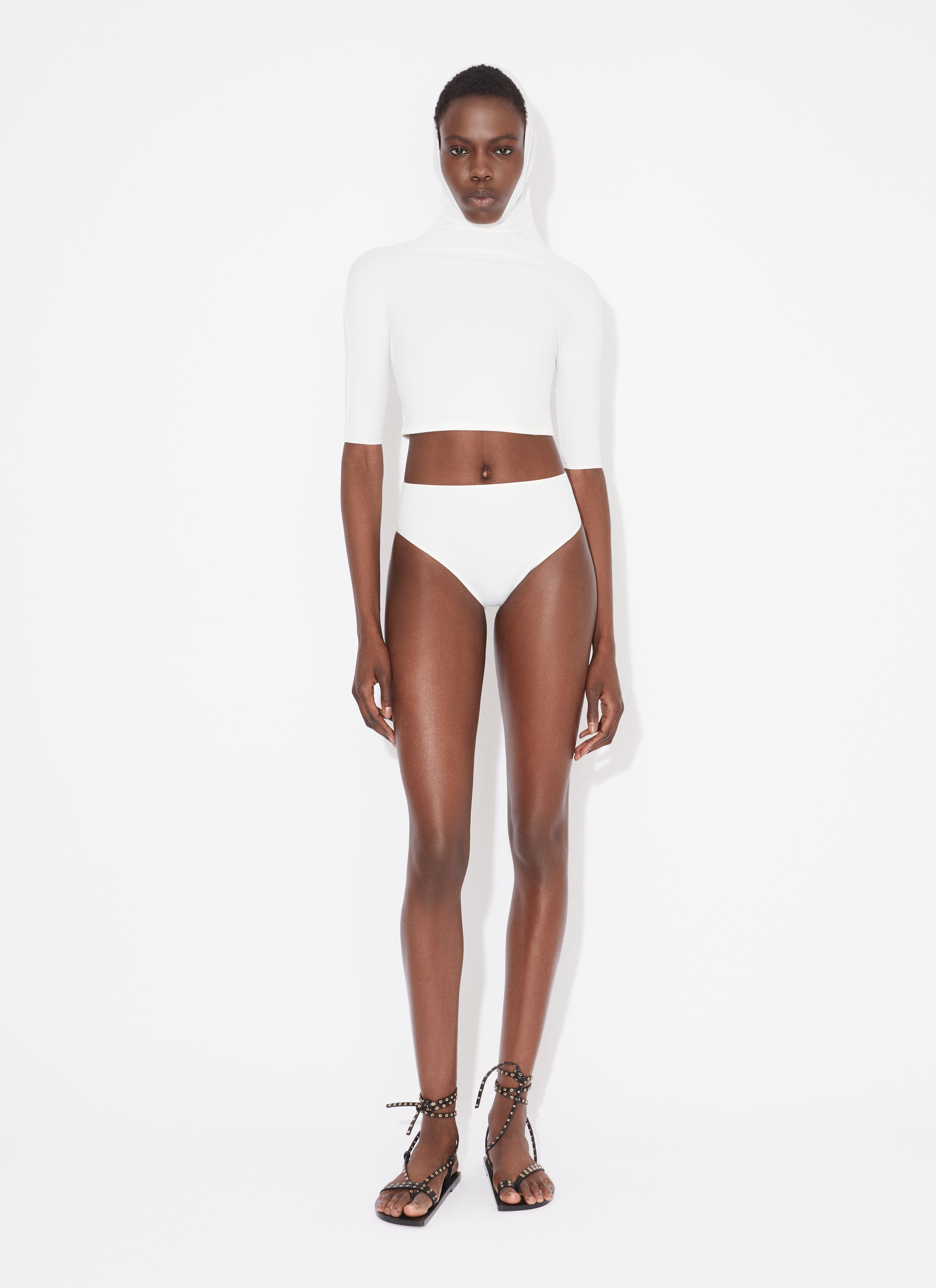 ALAIA TRIKINI IN JERSEY - 2