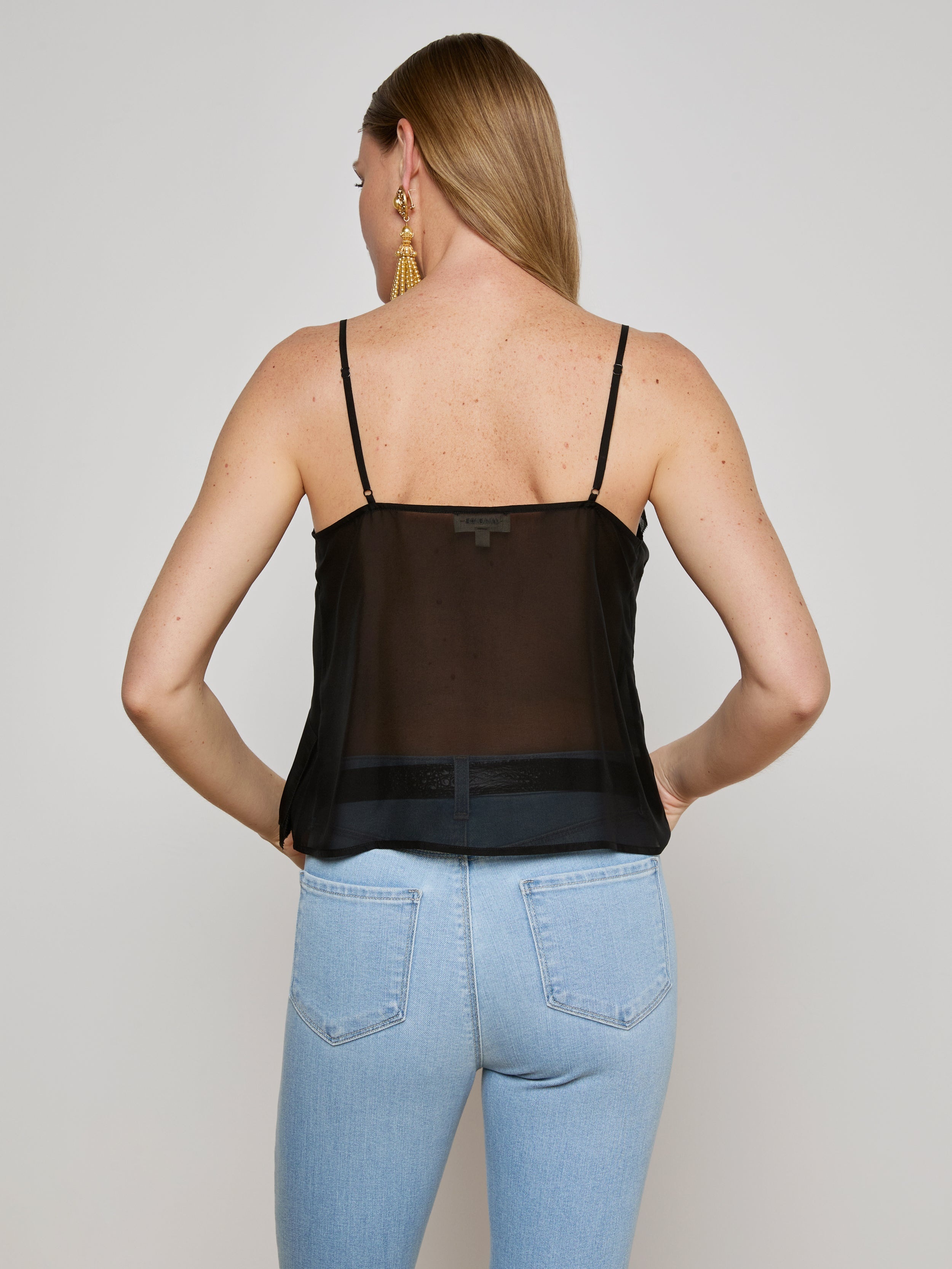 Erika Silk Chiffon Camisole - 6