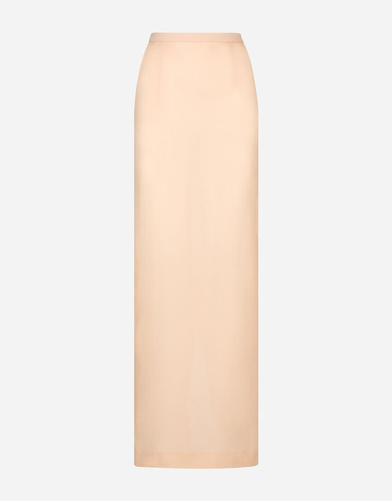 Long georgette skirt 1