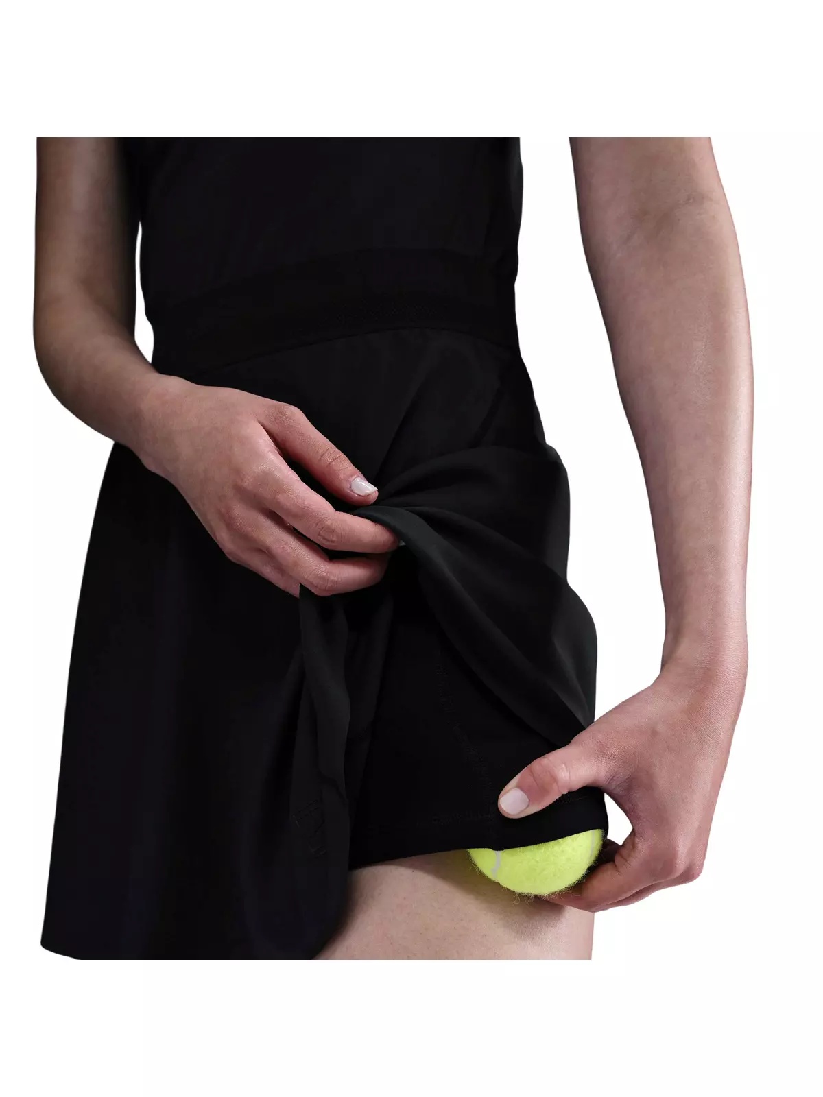 Women's Court Dri-Fit Advantage Ace Skirt-Black - 6