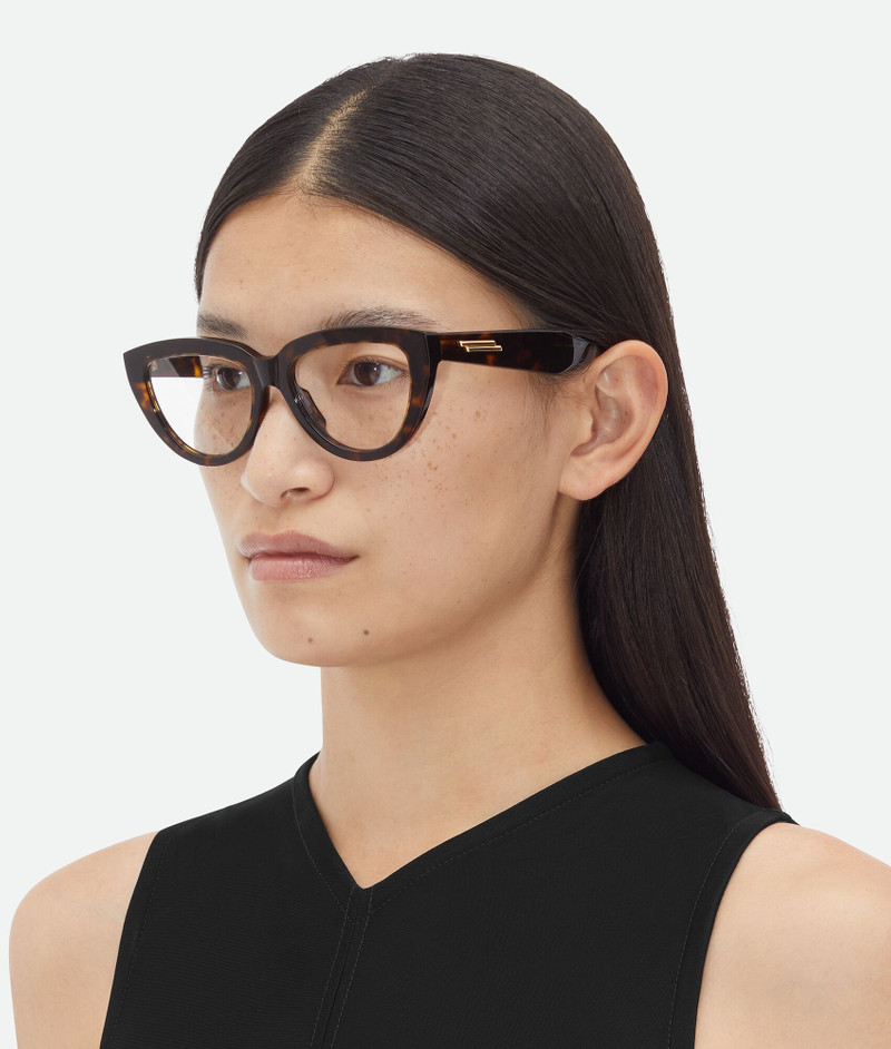 Bottega Veneta Classic Recycled Acetate Cat Eye Eyeglasses outlook