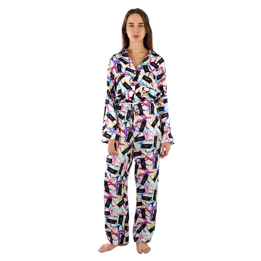 Marc Jacobs White / Multi Pajama Pants - 6