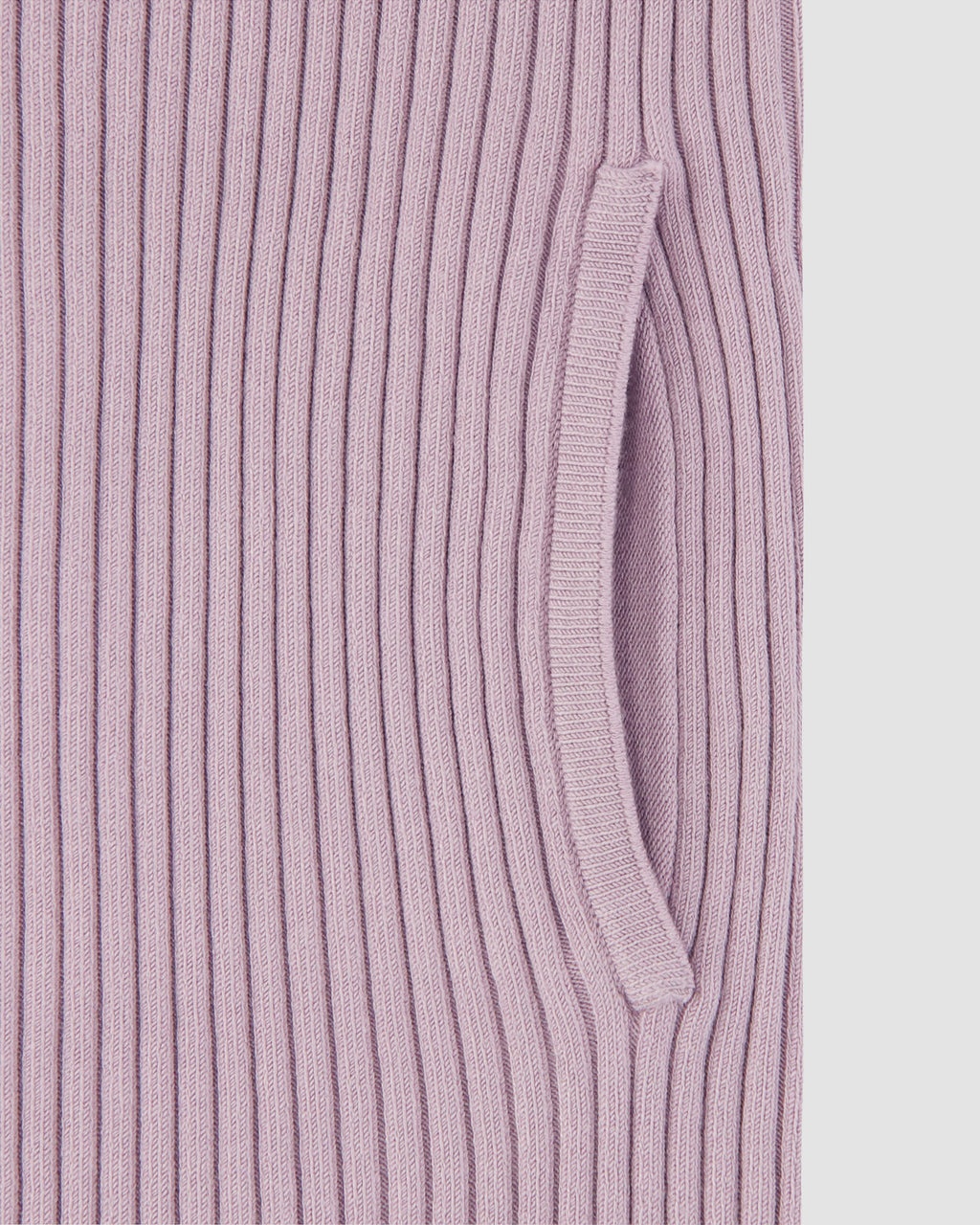 RIBBED KNIT HOODIE - 7