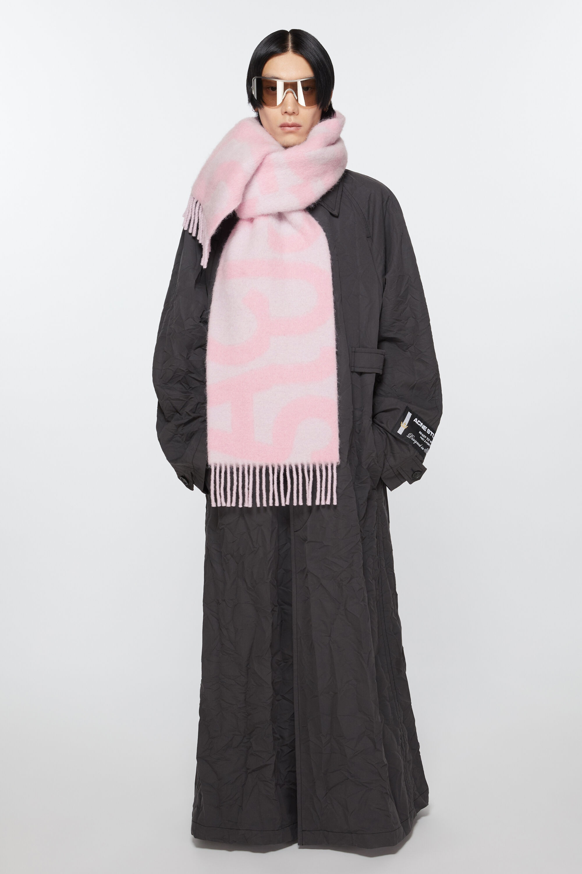 Logo scarf - Pink - 3