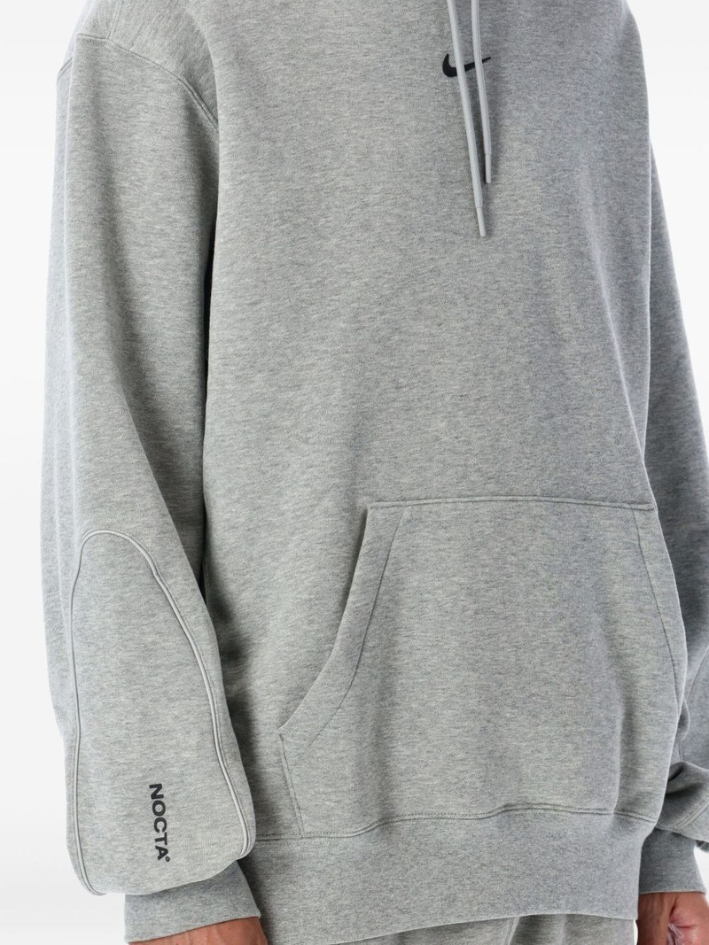 embroidered-logo hoodie 3