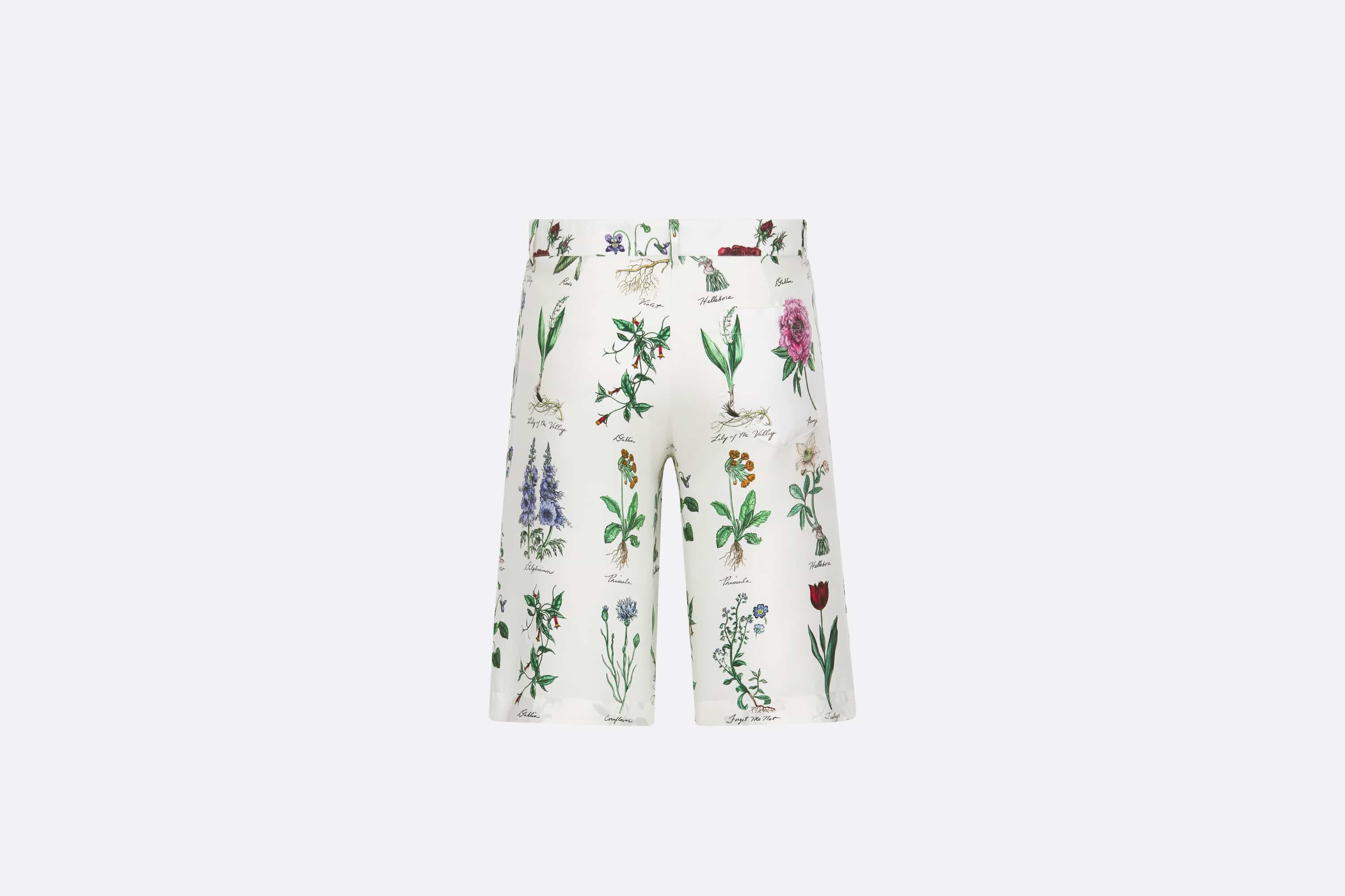 Herbarium Illustration Bermuda Shorts - 6