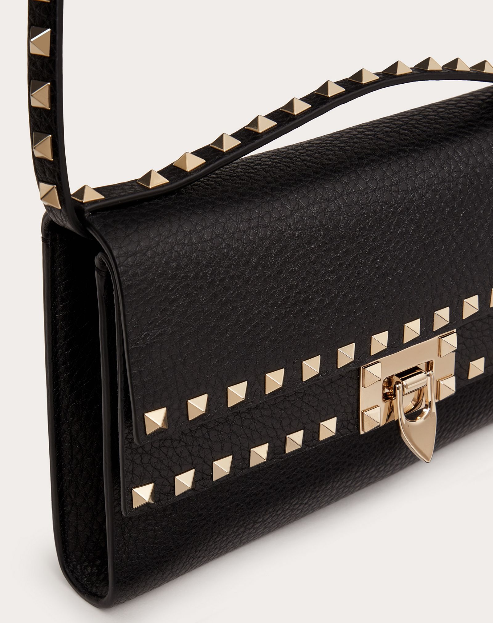 Rockstud Grainy Calfskin Crossbody Bag - 5