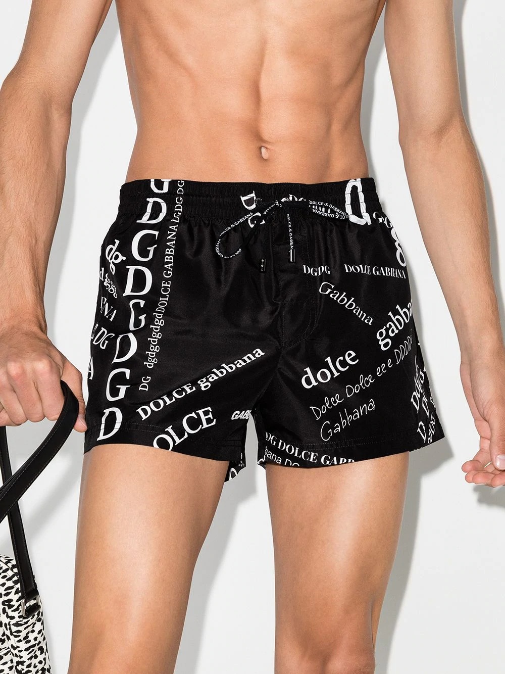 signature-print swim shorts - 2