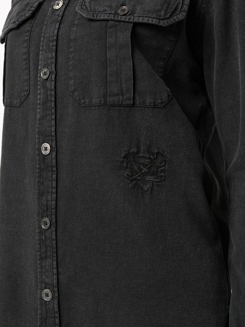 Teros logo-embroidered shirt 5