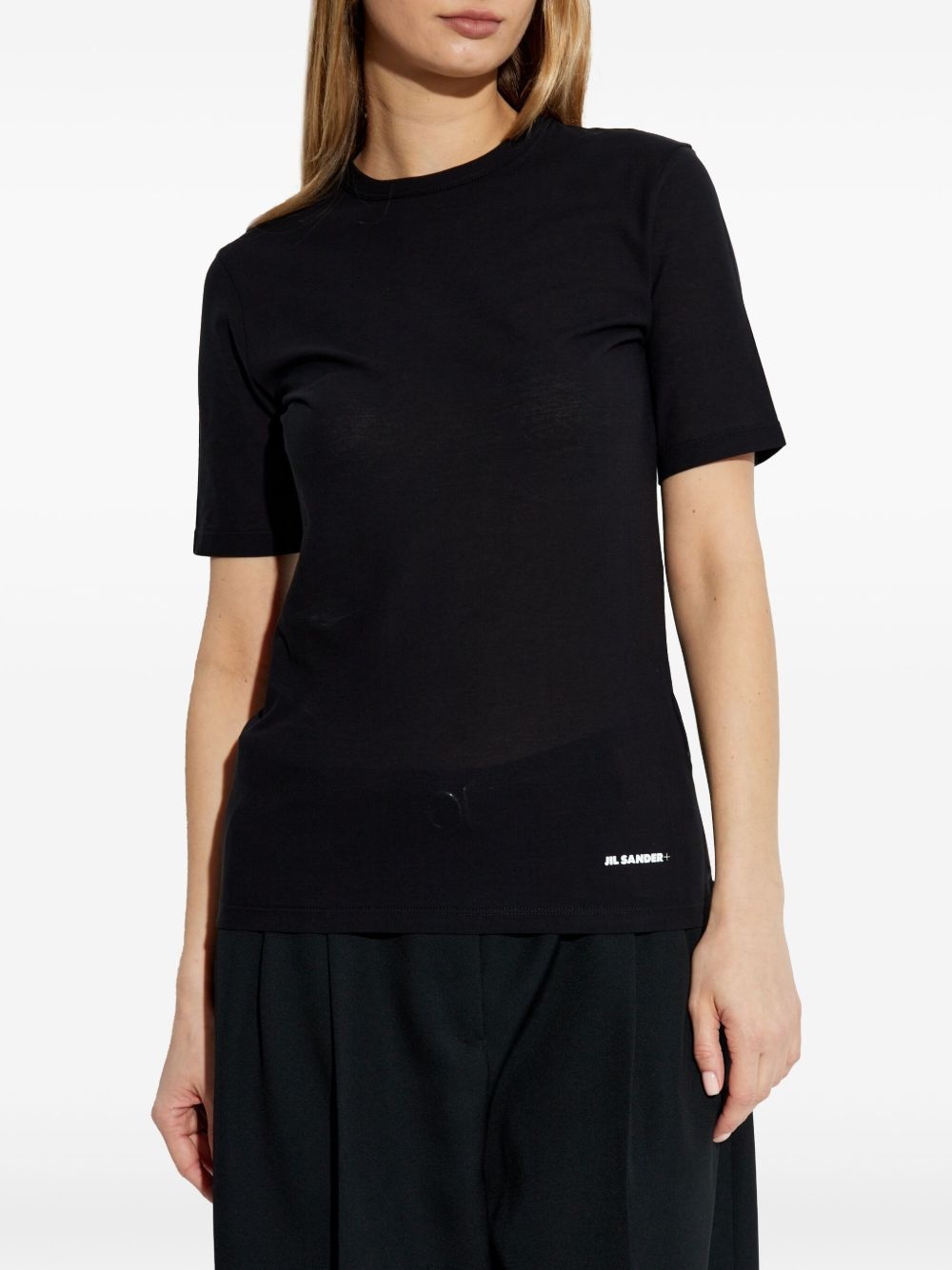 logo-print cotton t-shirt - 3