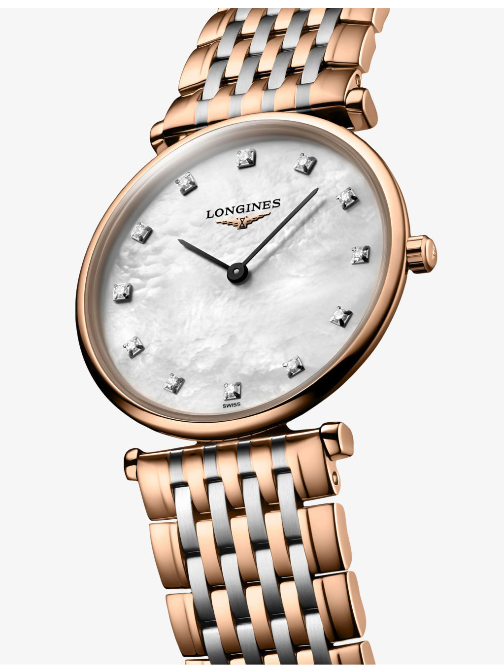 L4.512.1.97.7 La Grande Classique Stainless-Steel, 0.081ct Diamond And Red PVD Quartz Watch - 4