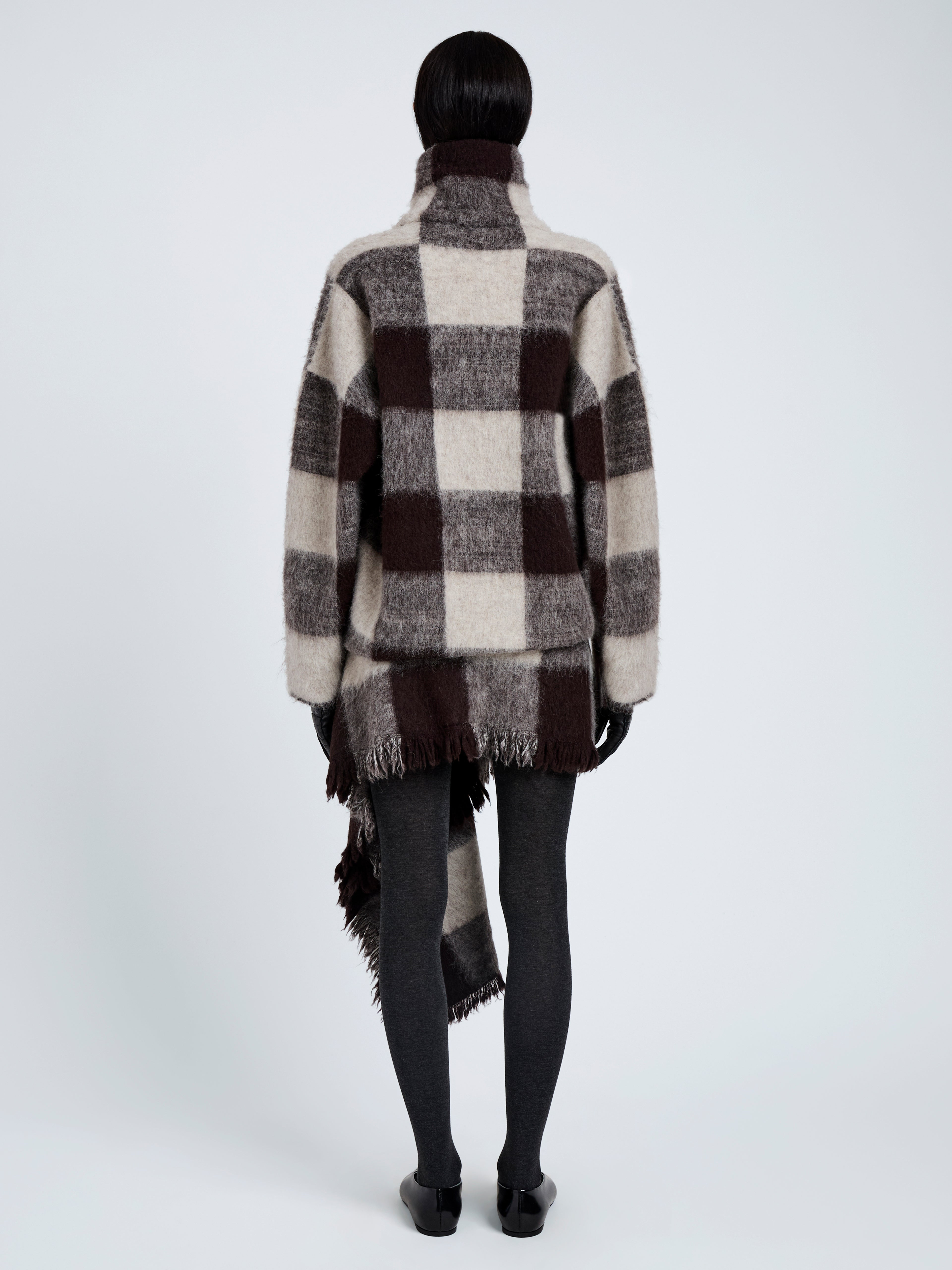 Kai Top in Brushed Glenplaid Knit - 5