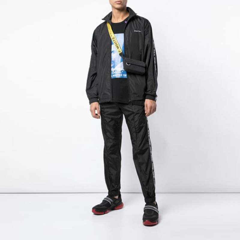 Off-White Off-White Track Jacket 'Black' OMBD010S19A230011000 outlook